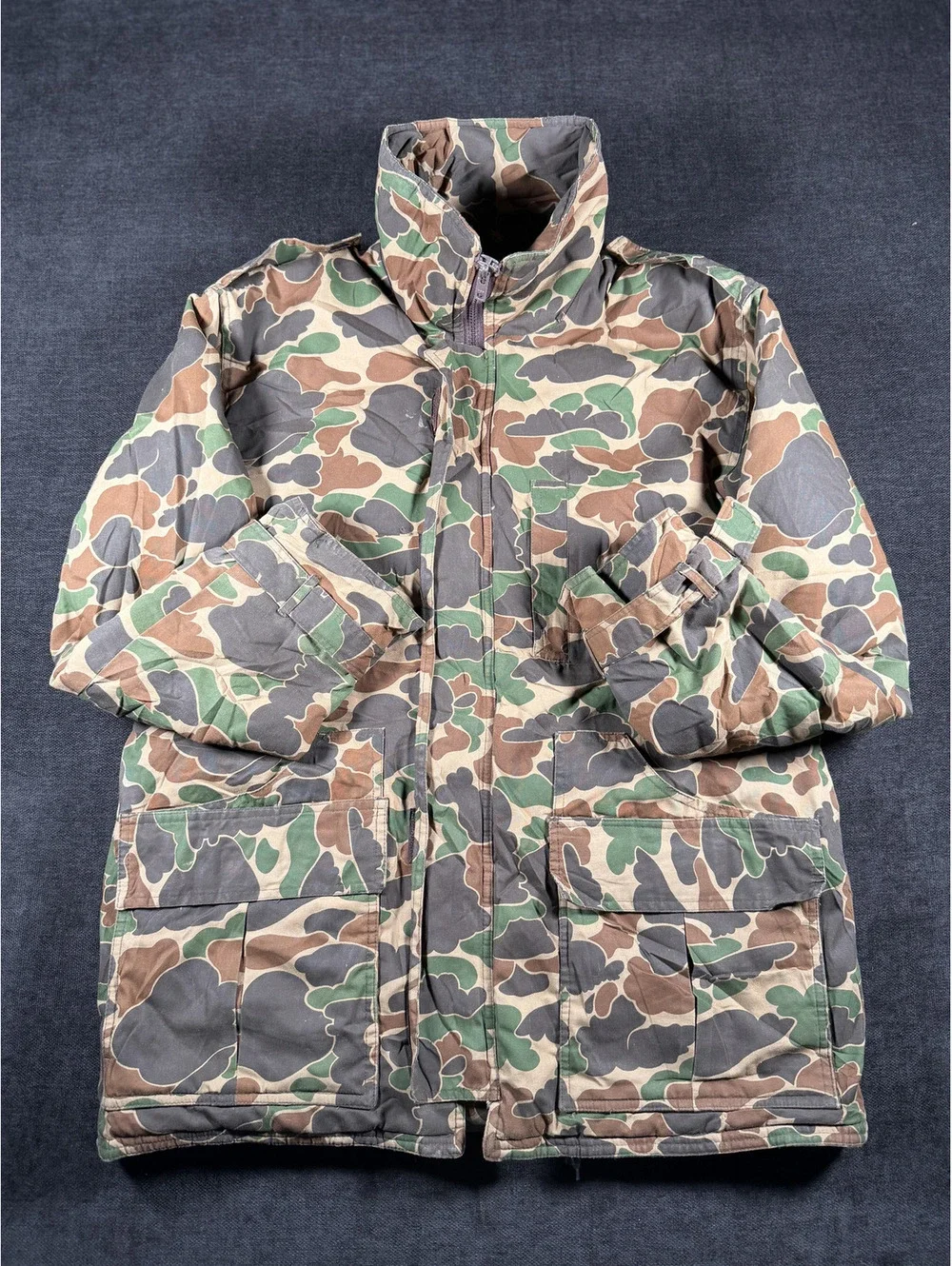 Trophy Club Camo Insulated Jacket Large Made in Korea